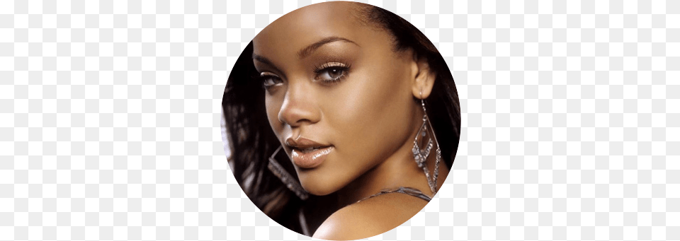 Rihanna Music Singer Femme Picmix Rihanna With No Nose, Head, Person, Face, Jewelry Free Transparent Png