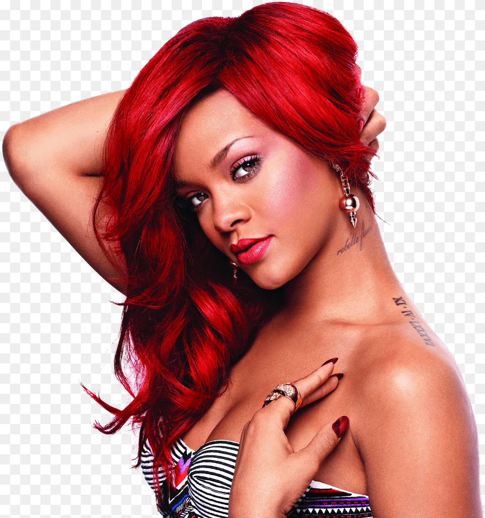 Rihanna Red Hair, Adult, Person, Woman, Female Free Transparent Png