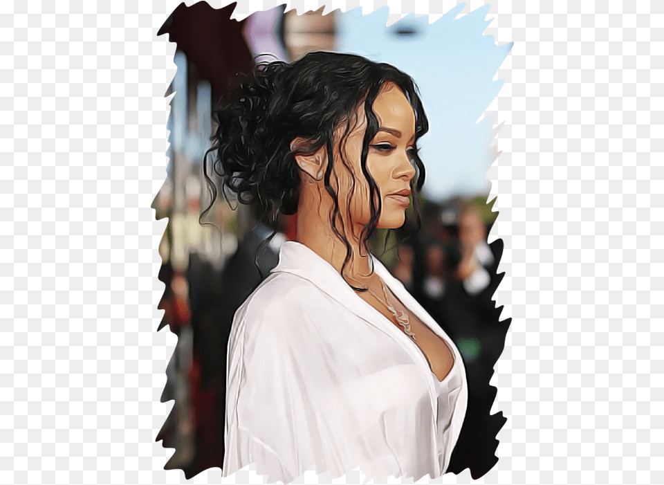Rihanna T Shirt Rihanna Wallpaper Iphone, Adult, Person, Hair, Woman Free Png
