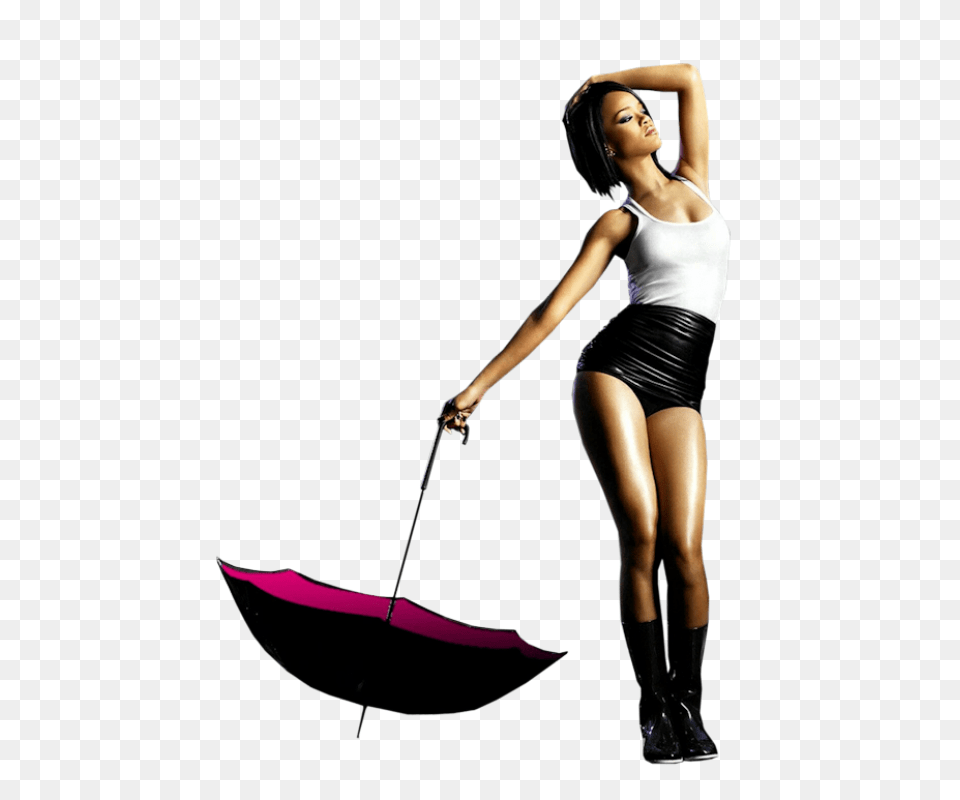 Rihanna Umbrella Freetoedit, Adult, Person, Woman, Female Free Png Download