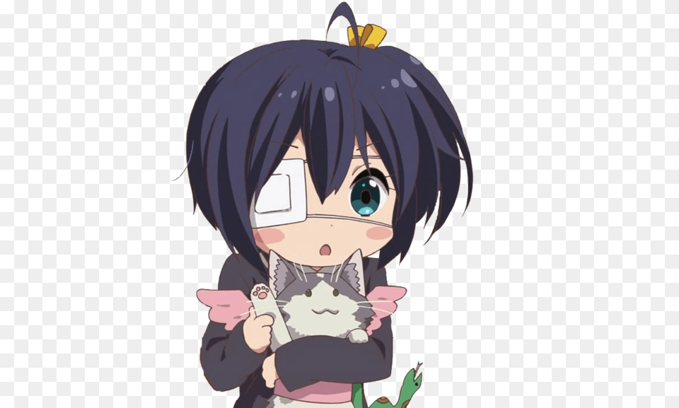 Rikka Chuunibyou Gif, Book, Comics, Publication, Baby Free Png