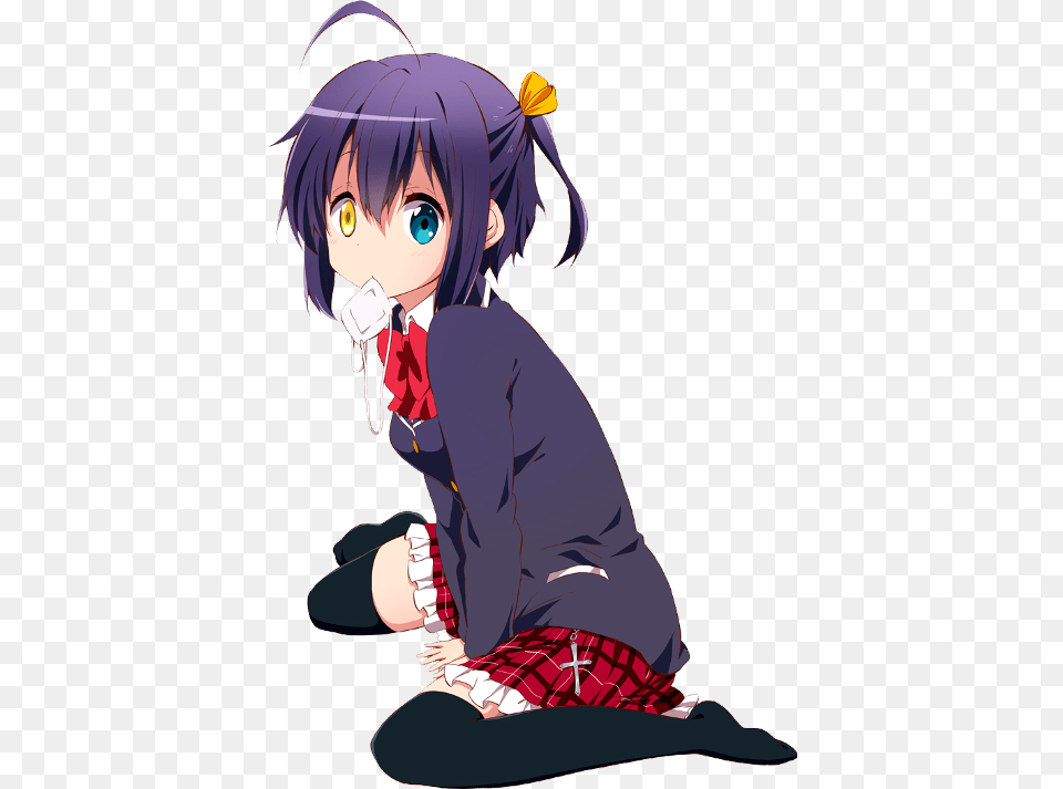 Rikka Freetoedit Rikka Takanashi No Eye Patch, Book, Comics, Publication, Baby Free Png