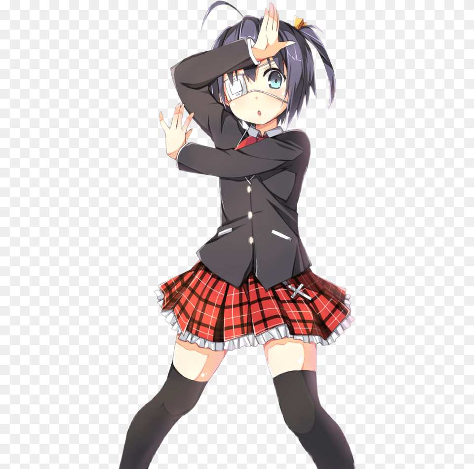 Rikkatakanashi Rikka Chuunibyou Freetoedit Poolside Identity Chuunibyou Kendrick Lamar, Book, Comics, Publication, Clothing Png