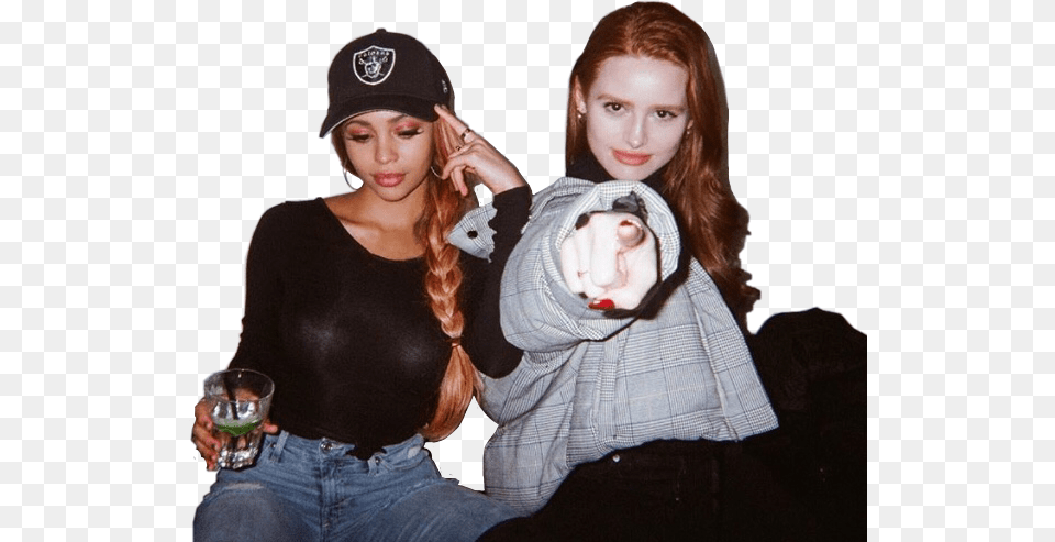 Rikkisgirl Riverdale Girls Madelainepetsch Vanessamorgan Medalaine And Vanessa Morgan, Adult, Portrait, Photography, Person Free Png Download