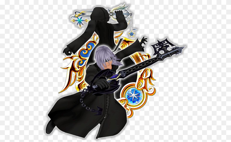 Riku Vs Roxas Kingdom Hearts 3 Sora Medal, Book, Comics, Publication, Guitar Png Image