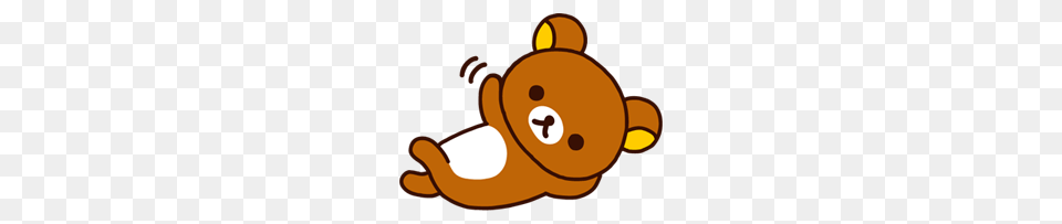 Rilakkuma Bear Waving, Animal, Mammal Png