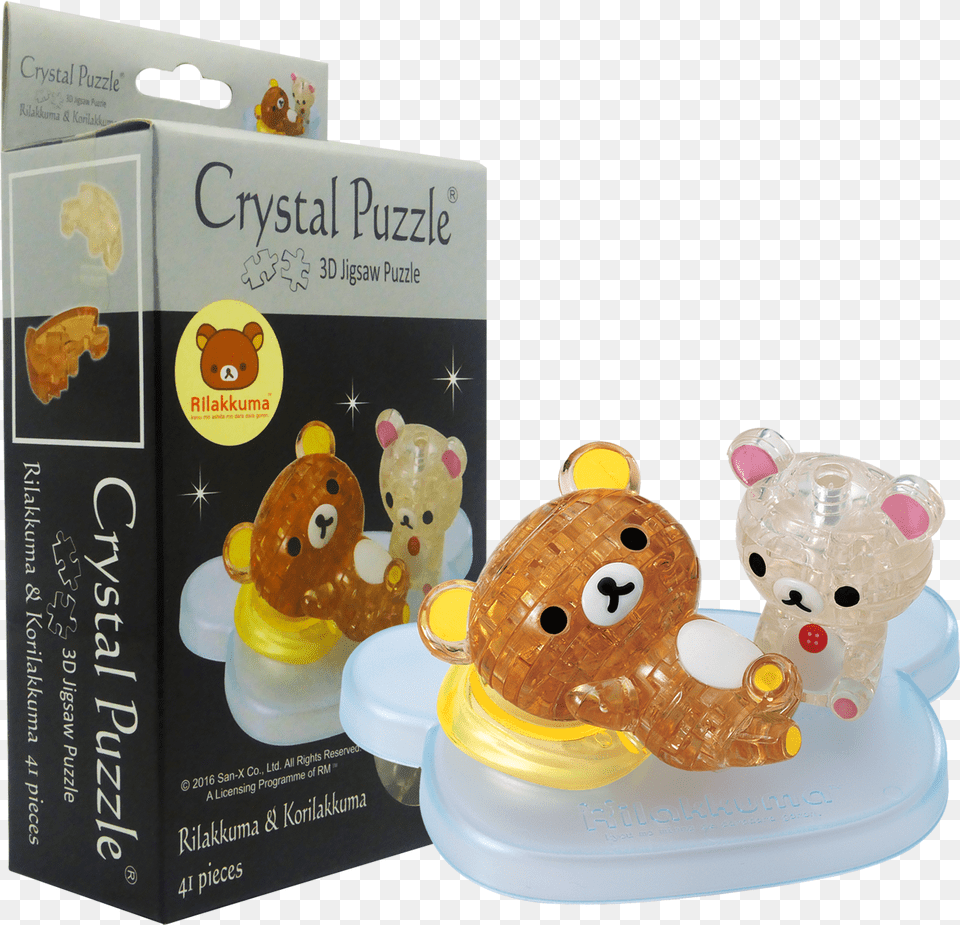 Rilakkuma U0026 Korilakkuma Set 3d Crystal Puzzle Ebay Soft, Food, Sweets, Toy Free Png Download