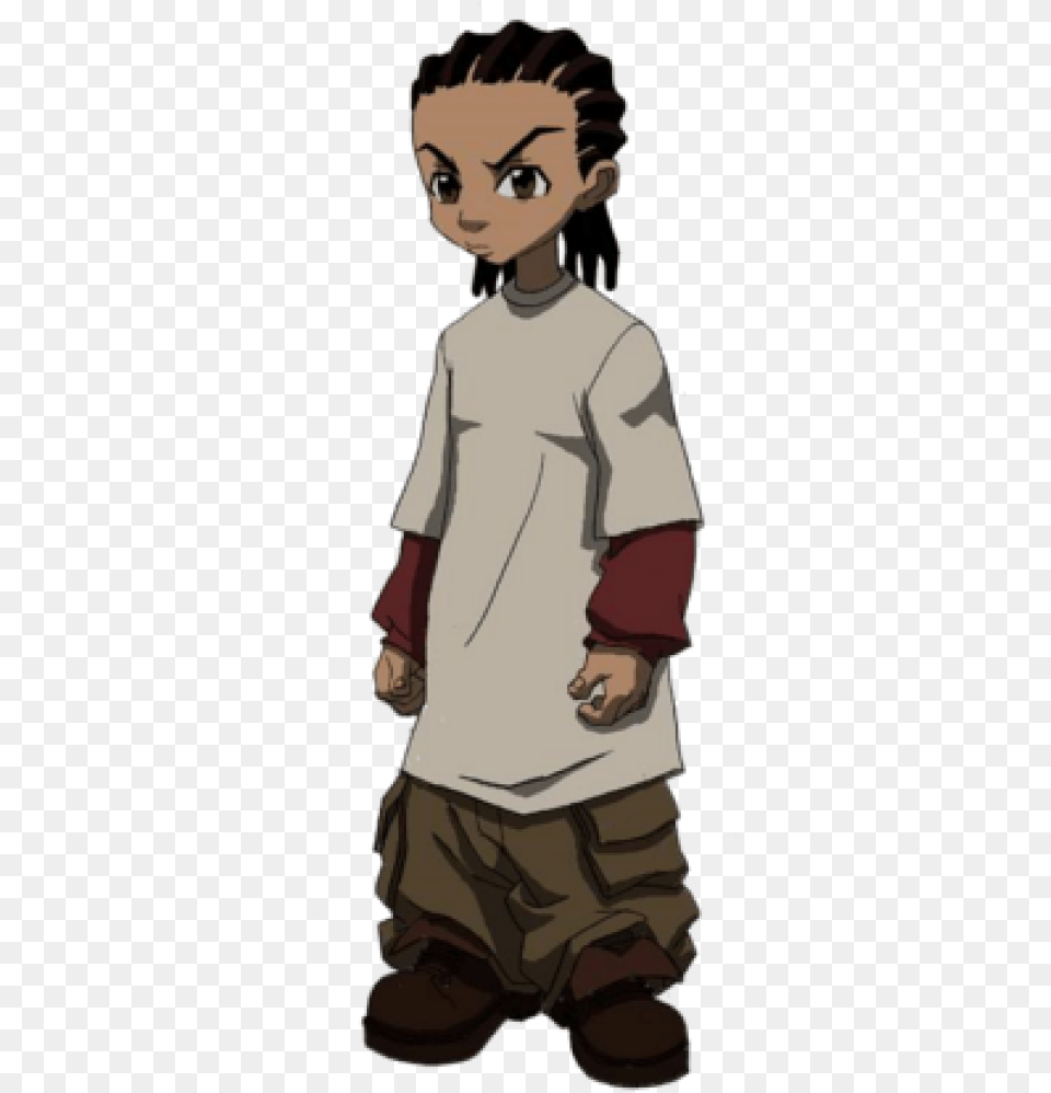 Riley Freemantitle File Riley Boondocks Smoking Weed, Boy, Child, Person, Male Free Png
