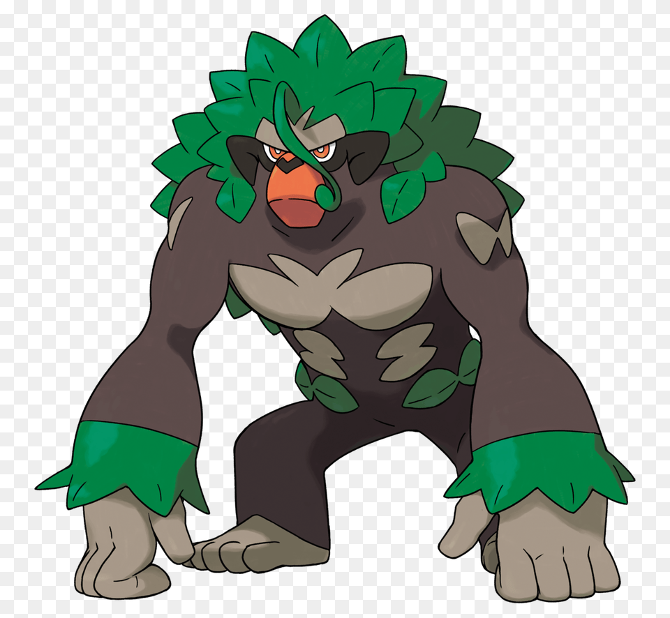 Rillaboom 812 Serebiinet Pokdex Pokemon Rillaboom, Green, Baby, Person, Face Free Png