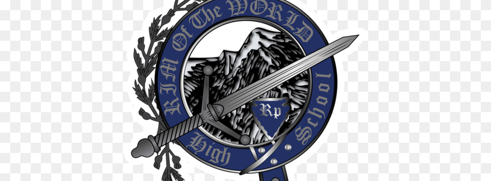 Rim Of The World Fighting Scots Emblem, Sword, Weapon, Blade, Dagger Free Transparent Png