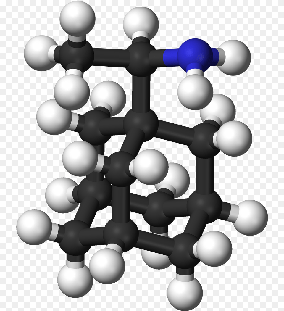 Rimantadine 3d Balls Ball And Stick Model Of The Rimantadine Adamantane, Chess, Game, Sphere Free Transparent Png