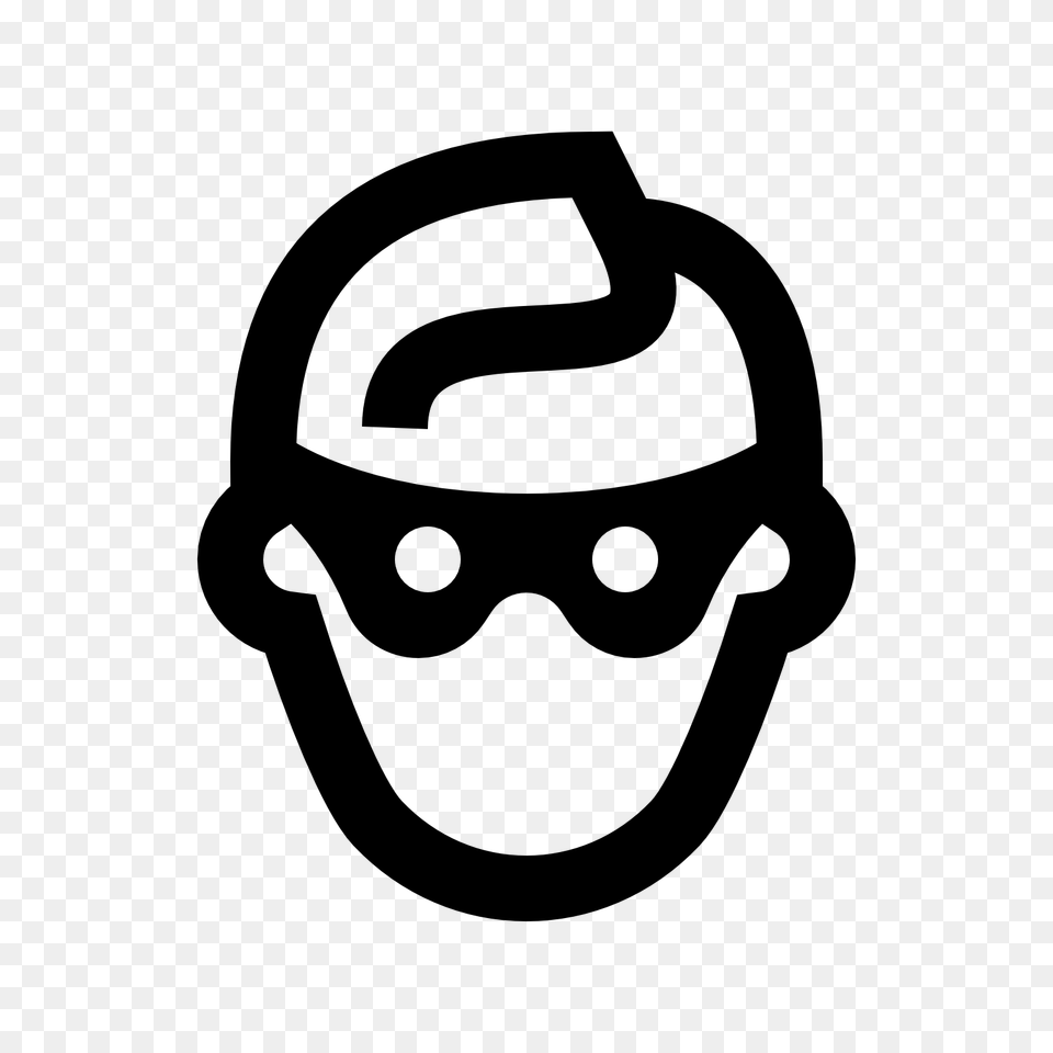 Rime Clipart Embezzlement, Stencil, Helmet, Goggles, Accessories Free Png