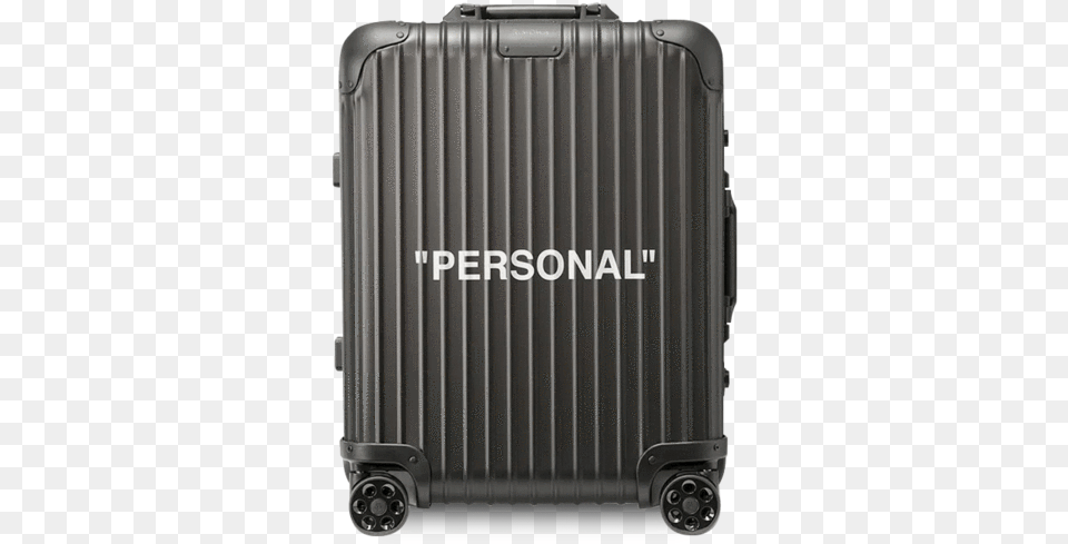 Rimowa Off White Personal Belongins Case Black Off White Rimowa Personal Belongings, Baggage, Suitcase Free Png