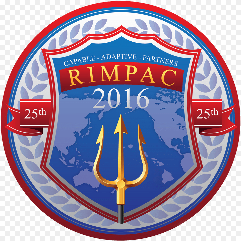 Rimpac 2016 Official Logo Rimpac 2016 Logo, Weapon, Trident, Emblem, Symbol Png
