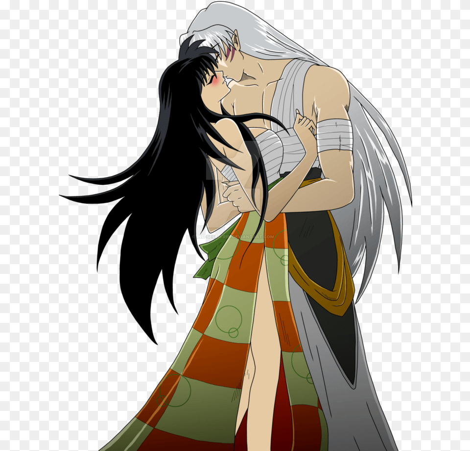 Rin And Sesshomaru By Inu Sessh Rin Big Rin And Sesshomaru, Publication, Book, Comics, Adult Free Png Download