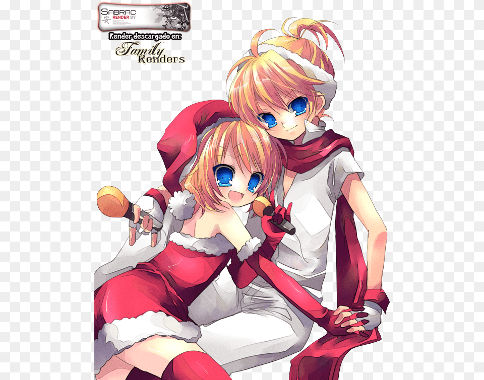 Rin E Len Christmas, Book, Comics, Publication, Manga Png Image