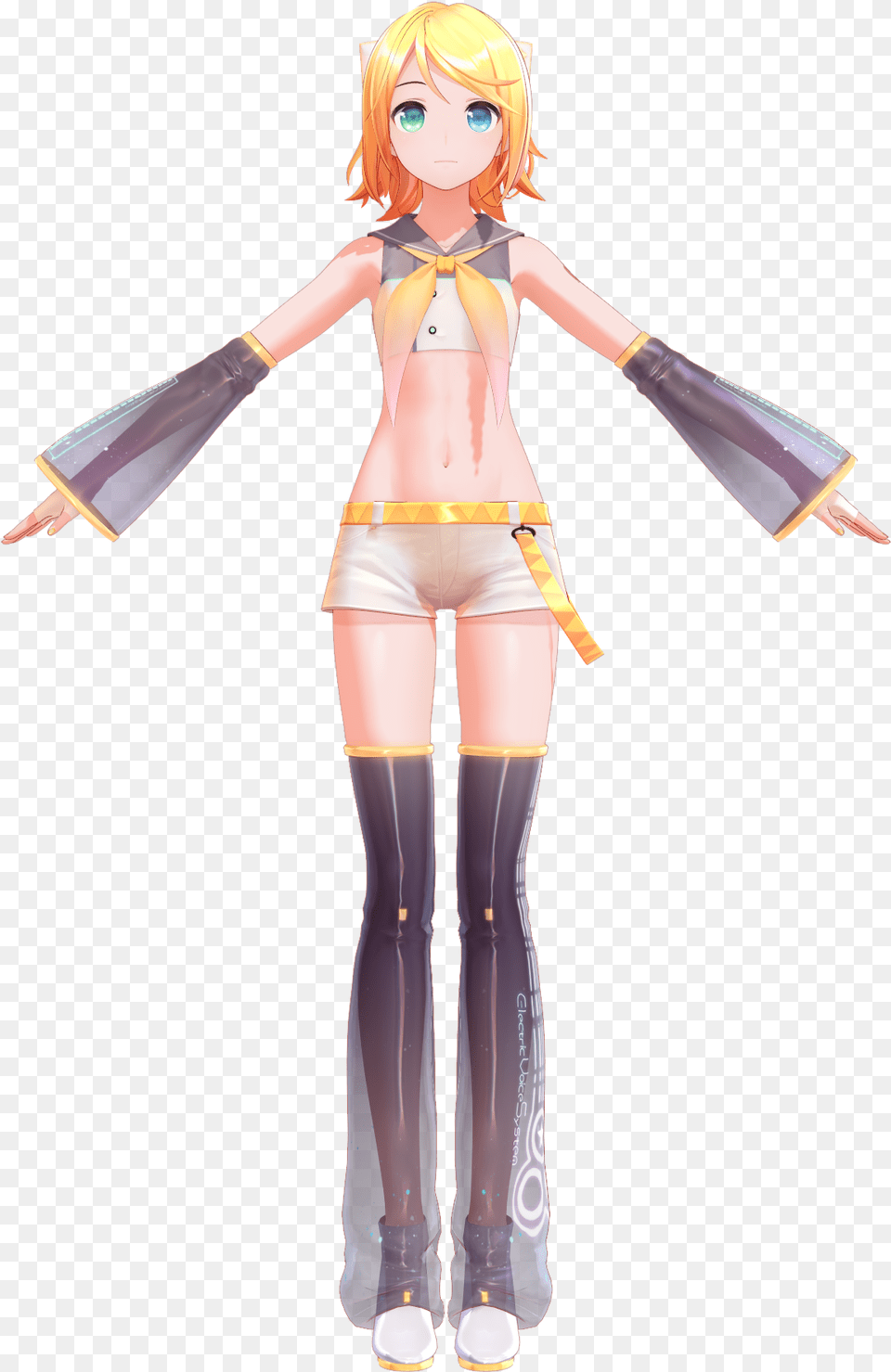 Rin Kagamine 10th Anniversary Model By Yyb Cartoon, Book, Comics, Publication, Adult Free Transparent Png