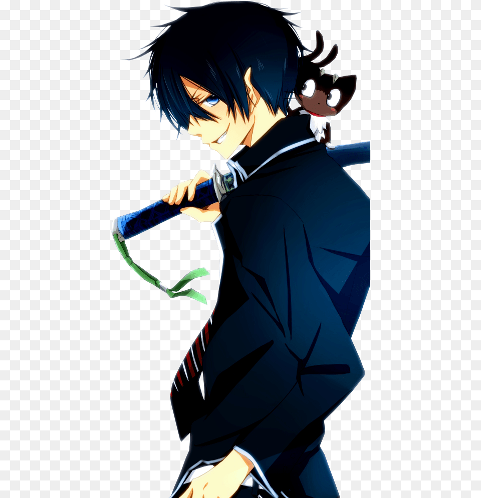 Rin Okumura Manga Handsome Anime Boy, Publication, Book, Comics, Adult Free Png