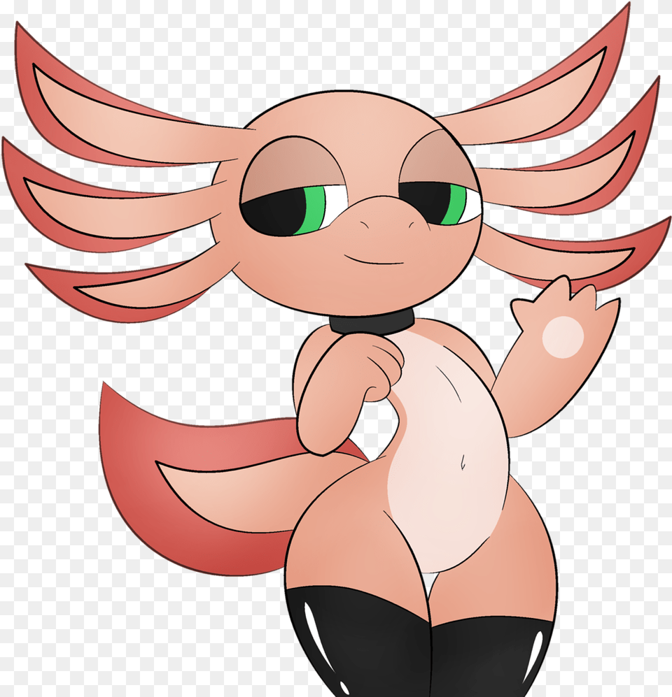 Rin The Axolotl Axolotl Chibi, Baby, Person, Cartoon, Face Free Png