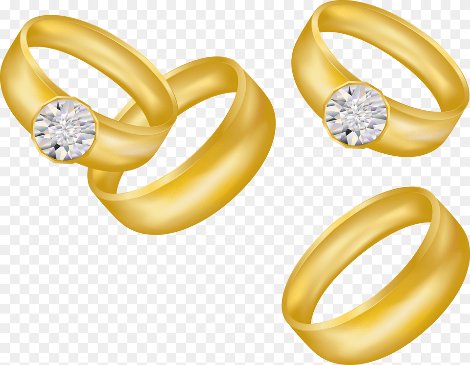 Ring, Accessories, Gold, Jewelry, Diamond Free Png Download