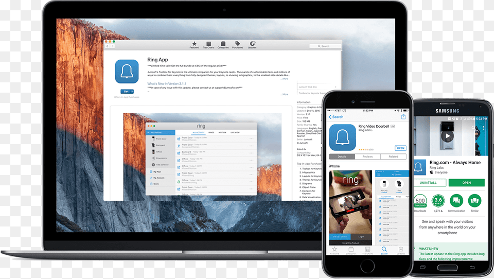 Ring App Windows, Phone, Electronics, Mobile Phone, Computer Free Png