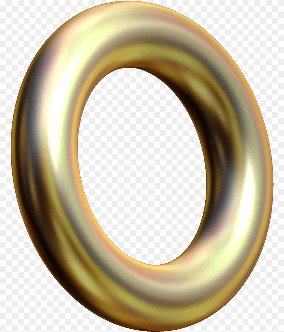 Ring Background Gold 3d Circle, Brass Section, Horn, Musical Instrument Free Png