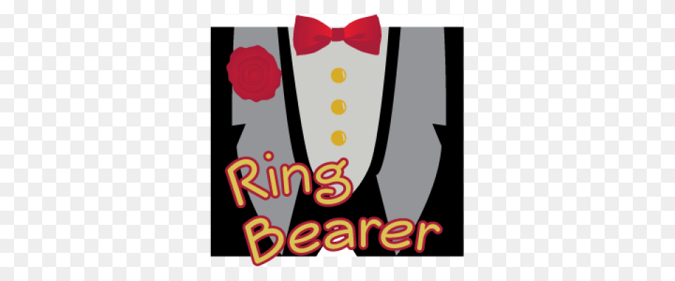 Ring Bearer Temporary Tattoo, Accessories, Formal Wear, Tie, Bow Tie Png Image