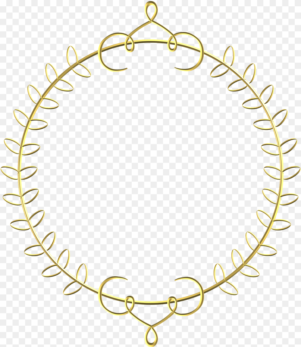 Ring Border Gold, Accessories, Bracelet, Jewelry, Necklace Free Png Download