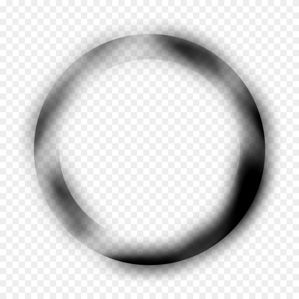 Ring Circle Black Negative Orb Bubble Effects, Gray Free Transparent Png