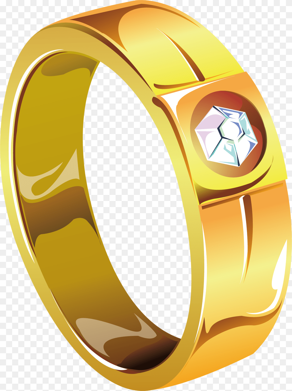 Ring Diamond Clip Art Anillo De Oro Animado, Accessories, Jewelry, Gold Png