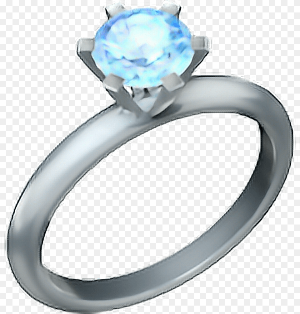 Ring Diamond Iphone Ring Emoji Transparent, Accessories, Jewelry, Gemstone Free Png