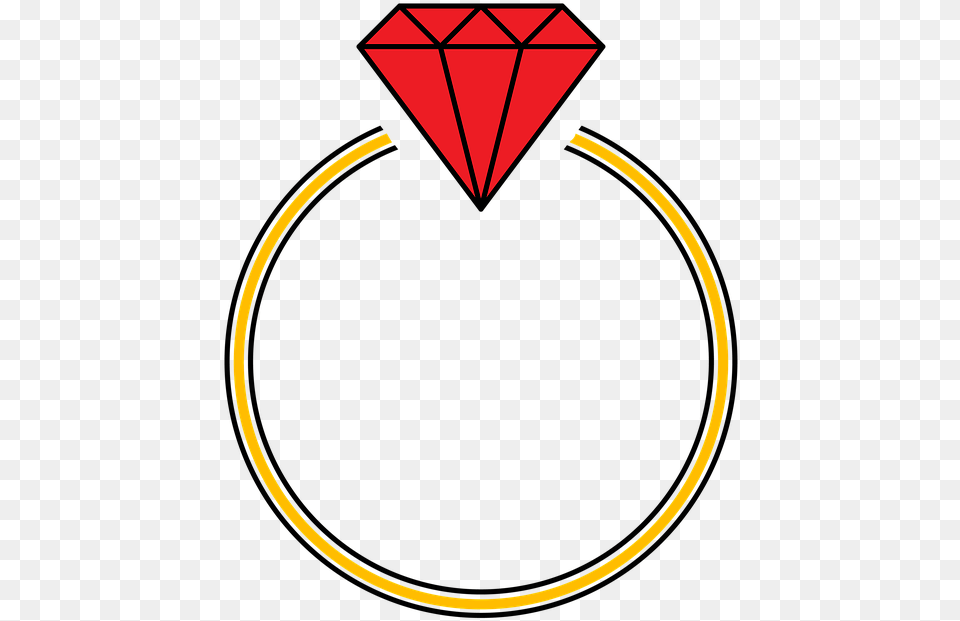 Ring Diamond Red Yellow Transparent Background Basilica Of The Sacred Heart Of Jesus Pondicherry, Accessories, Gemstone, Jewelry, Toy Png