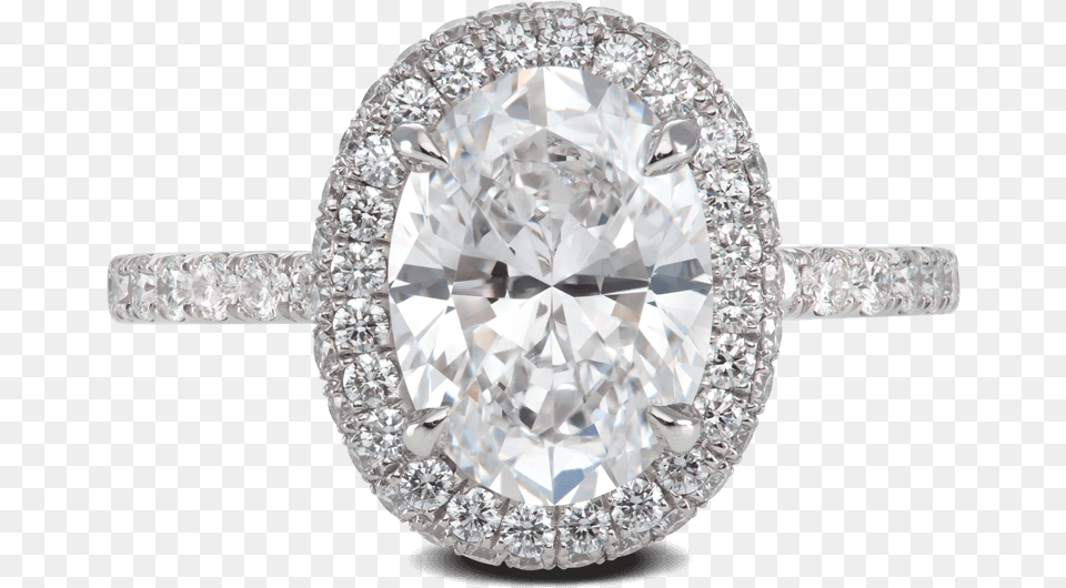 Ring Glamour Flush Platinum Halo Diamonds Steven Kirsch, Accessories, Diamond, Gemstone, Jewelry Free Png