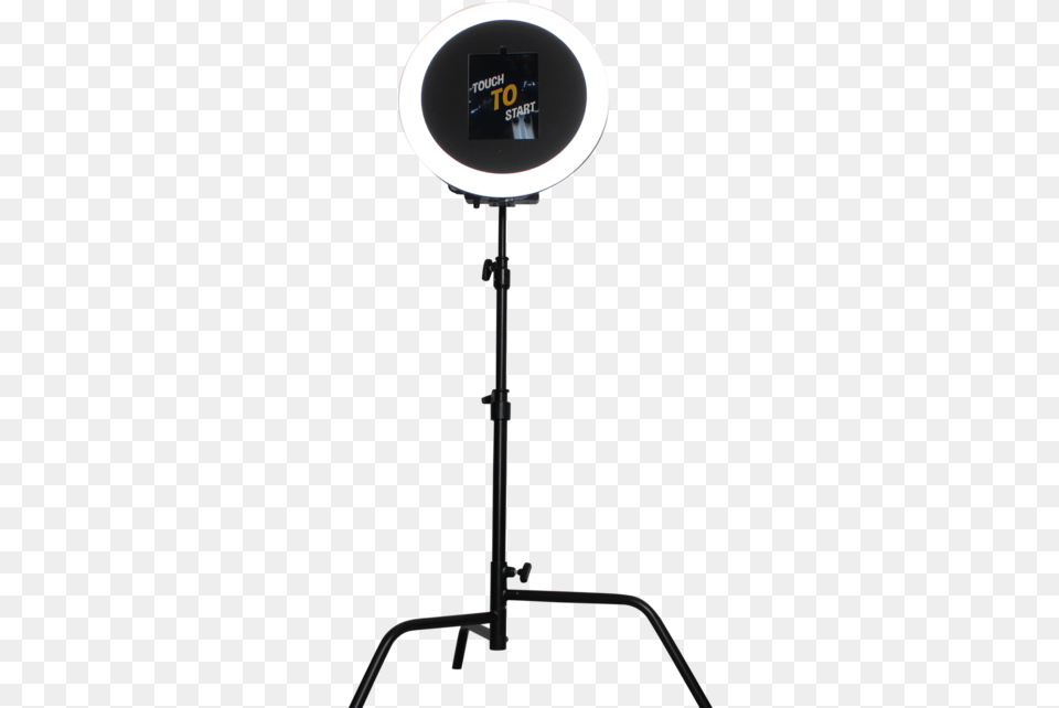 Ring Light Photo Booth, Electrical Device, Microphone, Furniture, Tripod Free Transparent Png
