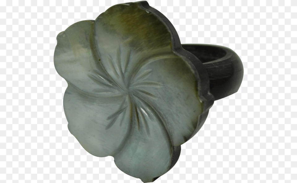 Ring Mop Carved Hibiscus Flower Brooch, Accessories, Jewelry, Pottery, Gemstone Free Png Download