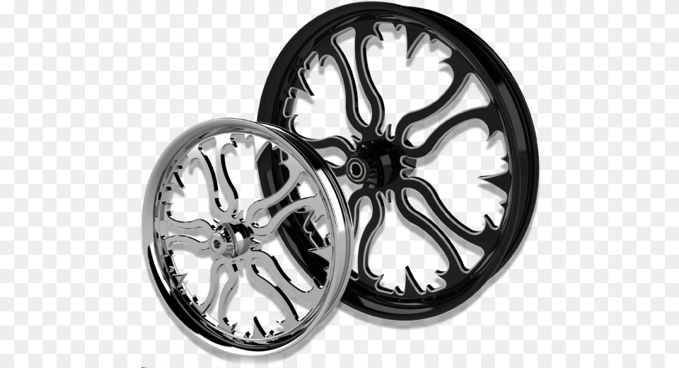 Ring Of Fire Custom Motorcycle Wheels Chrome And Black Aluminium, Alloy Wheel, Car, Car Wheel, Machine Png