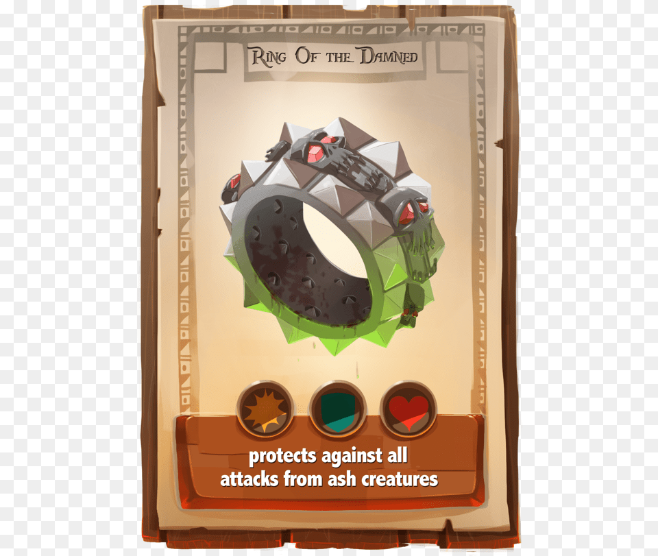 Ring Of The Damned Best Game Card Design, Advertisement, Poster, Machine, Spoke Png