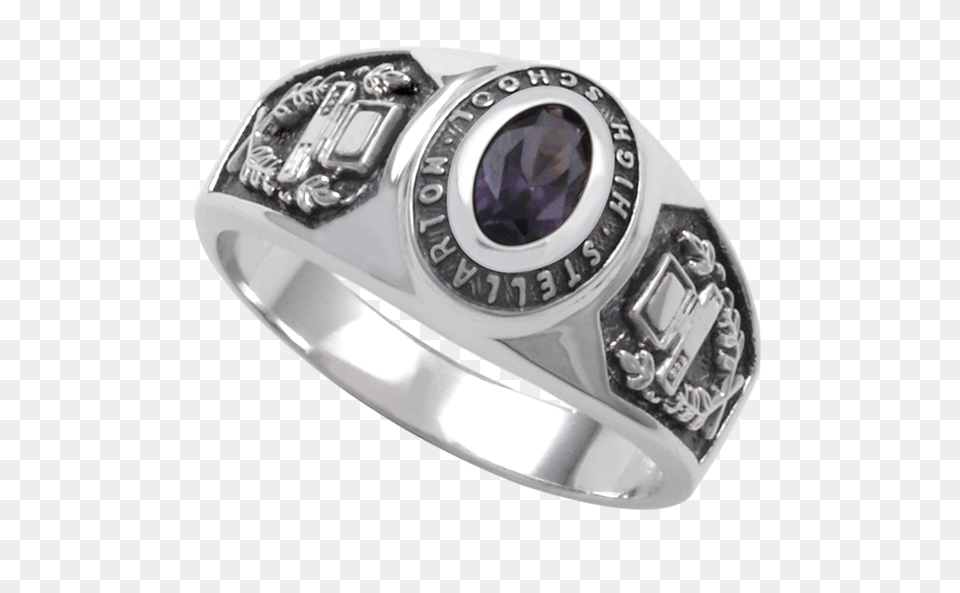 Ring Seven V1 Sterling Portable Network Graphics, Accessories, Jewelry, Silver, Gemstone Free Png