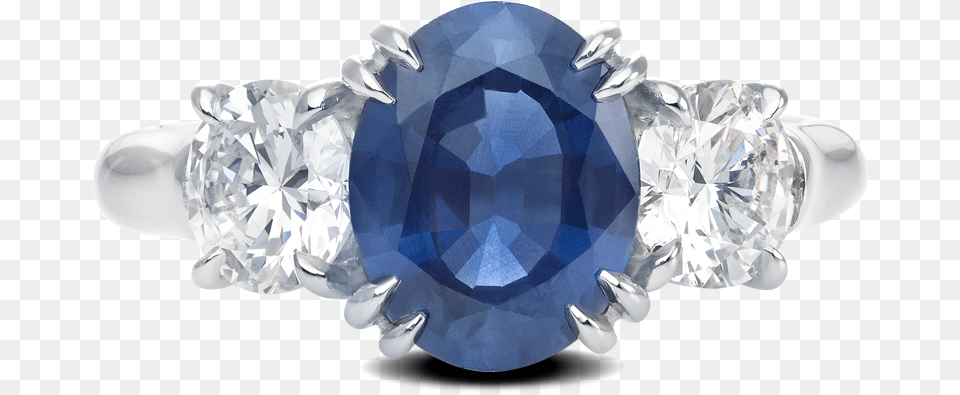 Ring Tiffany Three Stone Sapphire Diamonds Platinum Pre Engagement Ring, Accessories, Diamond, Gemstone, Jewelry Free Png Download