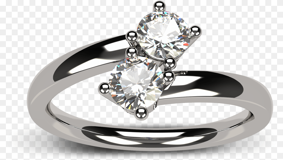 Ring With Two Stones Engagement Ring, Accessories, Diamond, Gemstone, Jewelry Png
