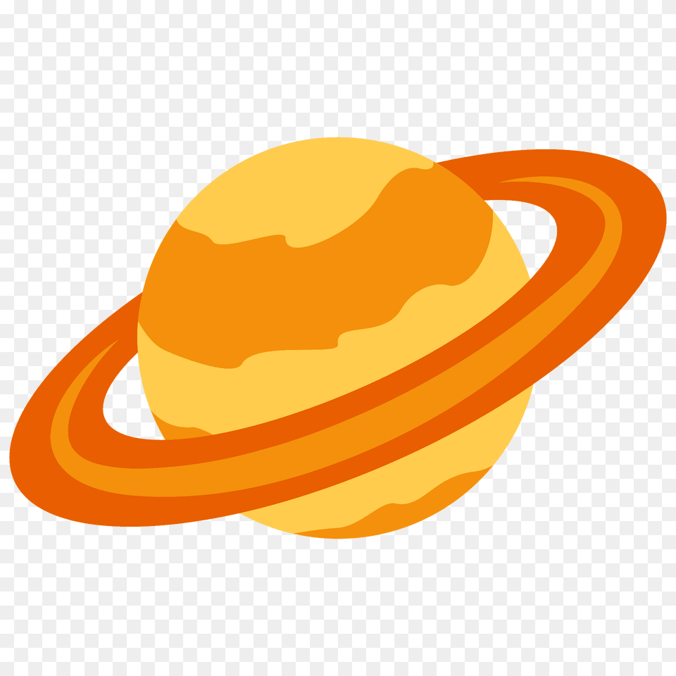 Ringed Planet Emoji Clipart, Astronomy, Outer Space, Globe, Animal Free Transparent Png