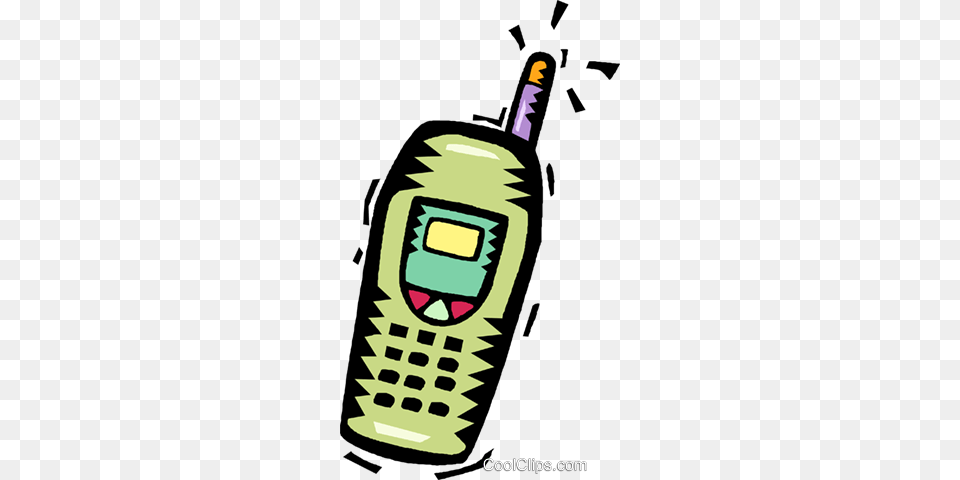 Ringing Cell Phone Royalty Vector Clip Art Illustration, Electronics, Mobile Phone, Texting, Ammunition Free Png