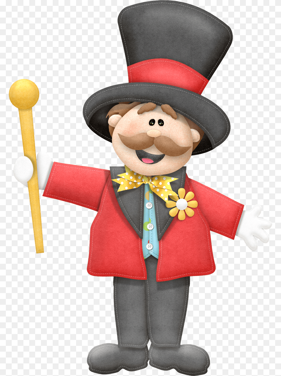 Ringmaster Clipart Circus Cute Ringmaster Clipart, Mace Club, Weapon, Baby, Person Png