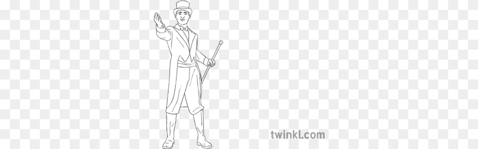 Ringmaster People Circus Costume Pshce Secondary Bw Rgb Survey Monkey, Person, Adult, Male, Man Free Transparent Png