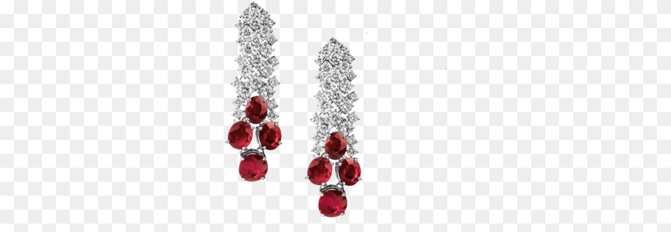 Rings Earrings Bracelets Necklaces Cascade Pigeon Blood Ruby Earrings, Accessories, Earring, Jewelry, Diamond Free Transparent Png