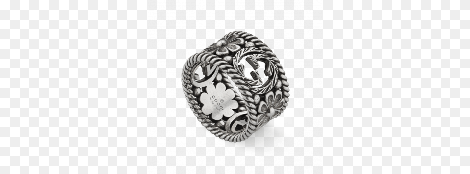 Rings Gucci Interlocking Flower Ring, Cuff, Accessories, Jewelry, Locket Free Png