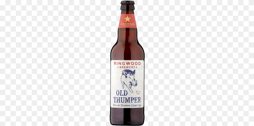 Ringwood Old Thumper, Alcohol, Beer, Beer Bottle, Beverage Free Transparent Png