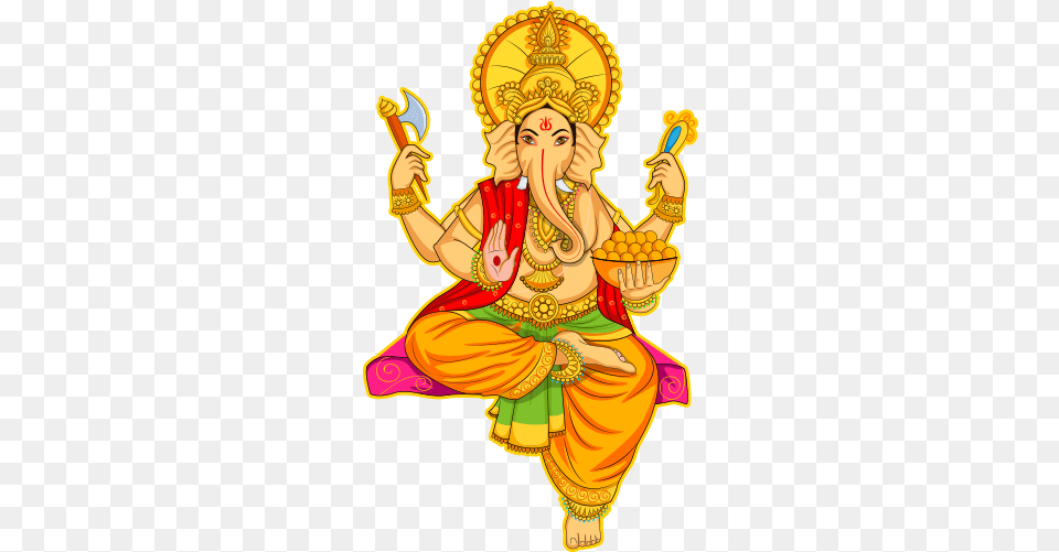 Rinharta Ganesh Stotram Ganesh Ji Background, Adult, Female, Person, Woman Free Png