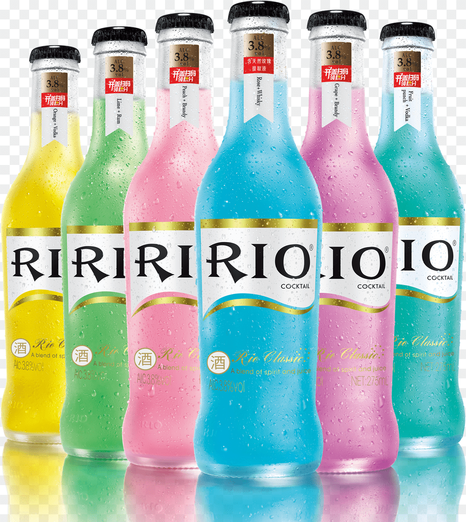 Rio, Alcohol, Beer, Beverage, Bottle Free Transparent Png