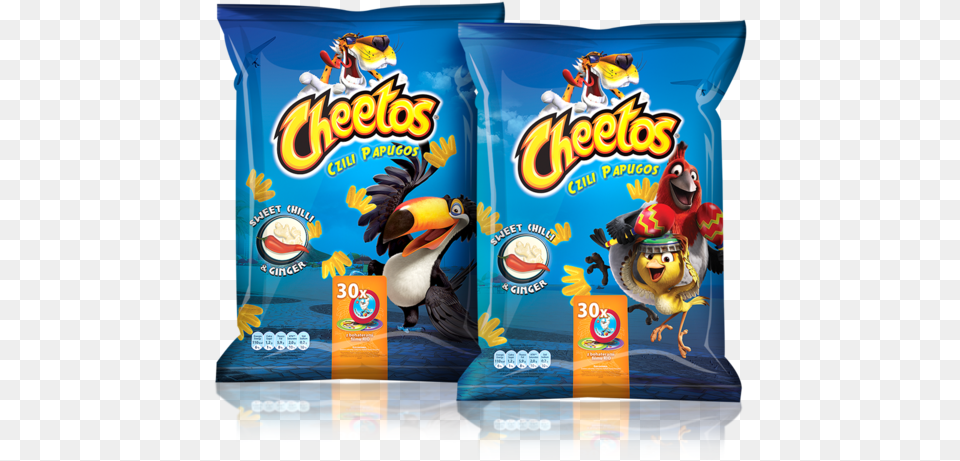 Rio 2 Rafaelnicopedro Cheetos Chips Sweet Chili Ginger Cheetos, Food, Snack, Animal, Bird Free Png Download